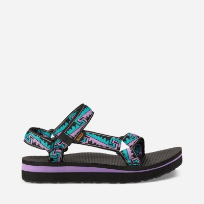 Teva Midform Universal - Women's Teva Sandals - Black | India (QTUI14630)